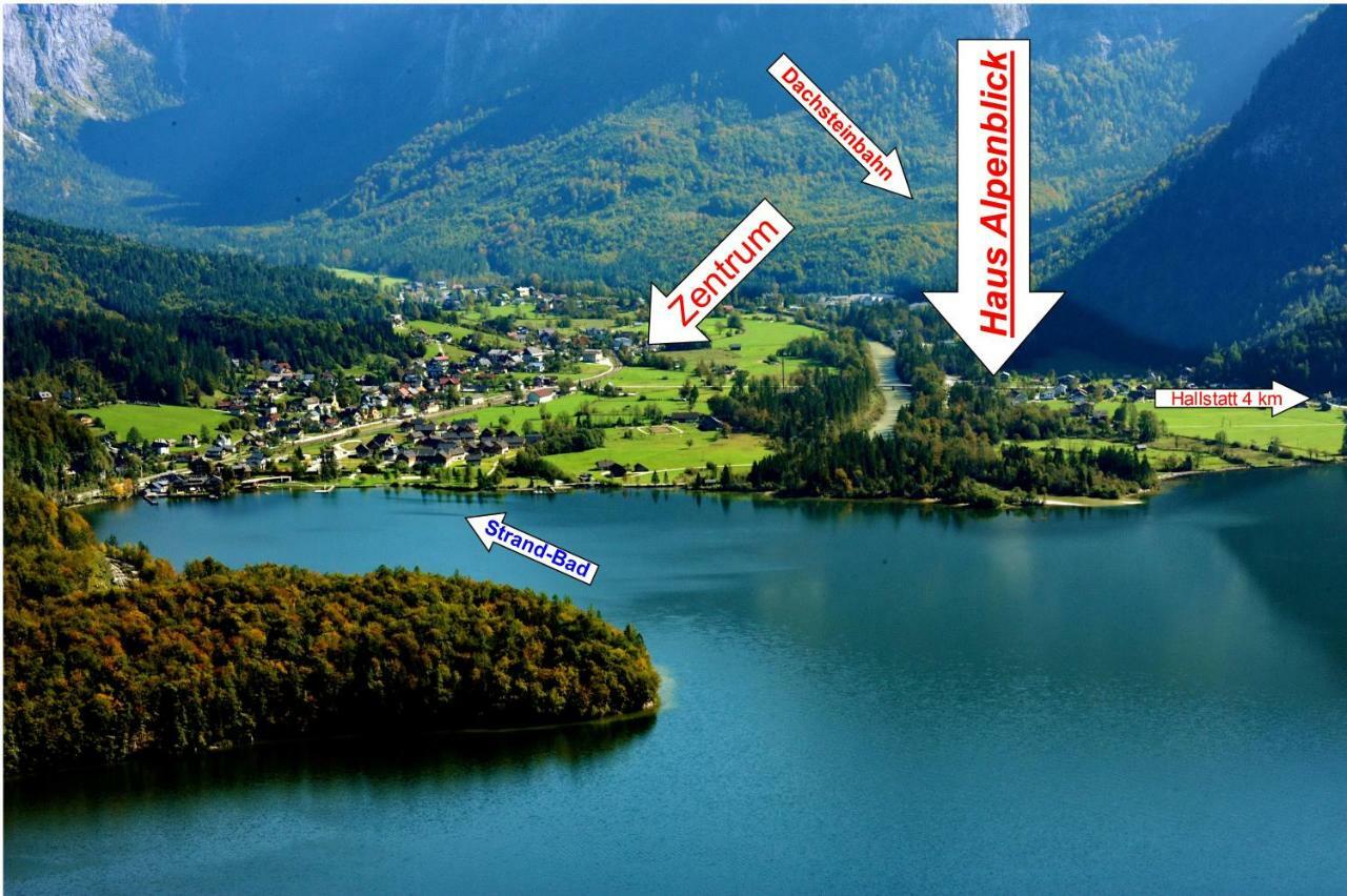 Haus Alpenblick Daire Obertraun Dış mekan fotoğraf